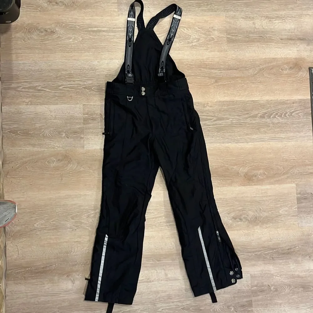 Spyder XT Thinsulate Black Snowboard Pants with Suspenders